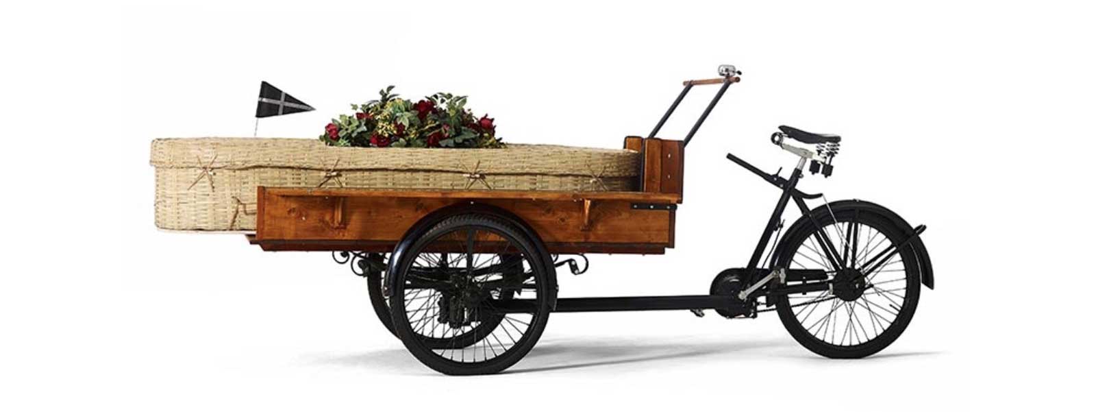 Duurzame uitvaart Rouwbakfiets