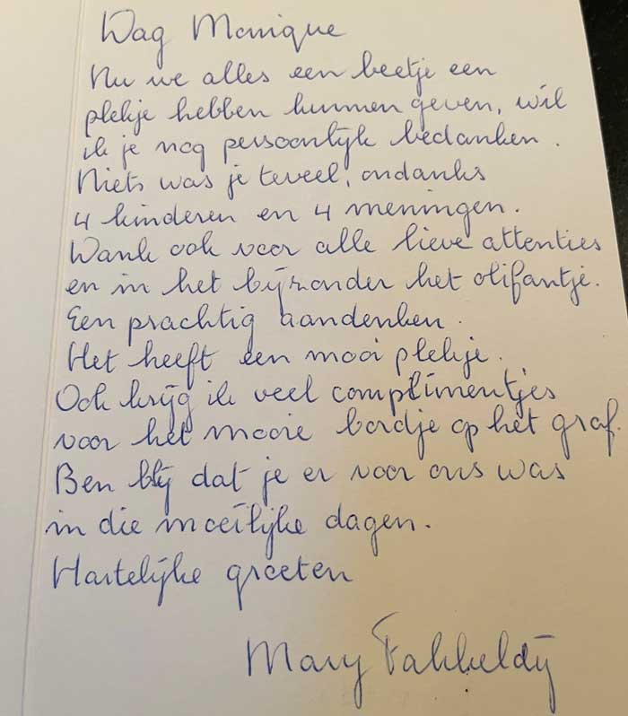 Referentie Mary Fakkeldij